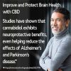 Man Protecting Brain Health with CBD Hemp Oil